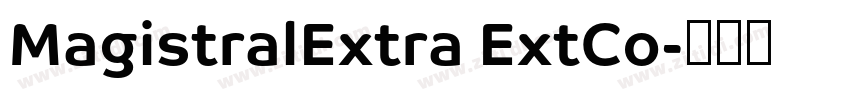 MagistralExtra ExtCo字体转换